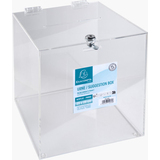 EXACOMPTA Aktionsbox, aus Acryl, abschließbar, glasklar