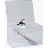 EXACOMPTA Aktionsbox, aus Acryl, abschließbar, glasklar