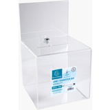 EXACOMPTA Aktionsbox, aus Acryl, abschließbar, glasklar