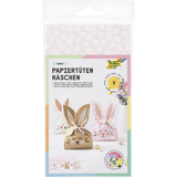 folia Papiertüten-Set "Häschen SWEET", farbig sortiert