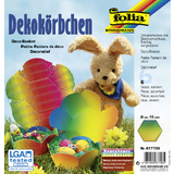 folia Dekokörbchen aus Regenbogenkarton, Durchm.: 150 mm