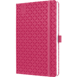 sigel buchkalender Jolie flair 2026, Kunstleder, A5, fuchsia