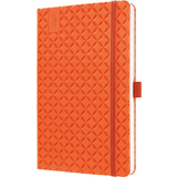 sigel buchkalender Jolie flair 2026, Kunstleder, A5, orange