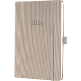 sigel buchkalender Conceptum 2026, ca. din A5, taupe