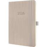 sigel buchkalender Conceptum 2026, ca. din A5, taupe