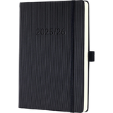 sigel buchkalender Conceptum 2025/2026, ca. din A5, schwarz