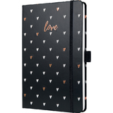 sigel buchkalender Jolie beauty 2026 "Dark Love", A5