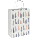 sigel Weihnachts-Geschenktüte "Pine trees", groß