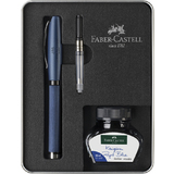 FABER-CASTELL Schreibgeräte-Set essentio Aluminium, blau
