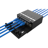 DIGITUS Konsolidierungspunkt-Gehuse, 6-Port, schwarz