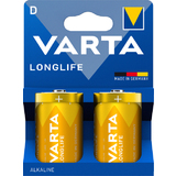 VARTA alkaline Batterie Longlife, mono (D), 2er Blister