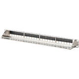 DIGITUS 19" modulares Patch Panel, 1 HE, 24-Port, silber