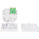 DIGITUS ftth Gehuse, 2 x LC/APC dx Kupplung mit Shutter