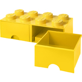 LEGO schubladenbox STORAGE brick DRAWER 8, 2 Schbe, gelb
