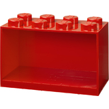 LEGO bausteinregal BRICK shelf 8, Breite: 318 mm, rot