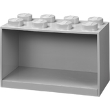 LEGO bausteinregal BRICK shelf 8, Breite: 318 mm, grau