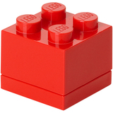 LEGO snackbox MINI box 4, 60 ml, rot