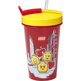 LEGO trinkbecher mit strohhalm ICONIC GIRL, 0,5 Liter
