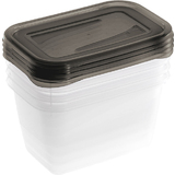 keeeper frischhaltedose "fredo fresh", 4x 0,75 Liter, eckig