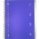 kangaro collegeblock 4in1, din A4, 100 Blatt, liniert, blau