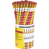 EBERHARD faber Bleistift 1 x 1, mit Radierer, B, 72er Kcher
