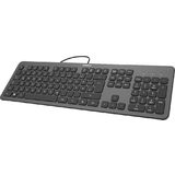 hama tastatur "KC-700", kabelgebunden, anthrazit/schwarz