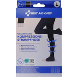 FIRST aid ONLY Kompressions-Strumpfhose, L, schwarz