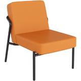 PAPERFLOW besuchersessel MEDSO klassik S, Kunstleder, orange