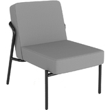 PAPERFLOW outdoor-besuchersessel MEDSO klassik S, anthrazit
