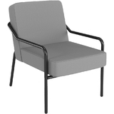 PAPERFLOW outdoor-besuchersessel MEDSO klassik M, grau