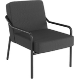 PAPERFLOW outdoor-besuchersessel MEDSO klassik M, anthrazit