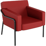 PAPERFLOW besuchersessel MEDSO t L, Kunstleder, rot