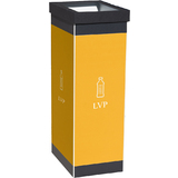 PAPERFLOW wertstoffsammelbox fr Leichtverpackungen, schwarz