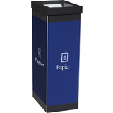 PAPERFLOW wertstoffsammelbox fr Papier, schwarz, 60 Liter