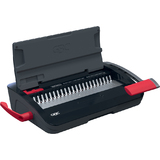 GBC Plastikbindegert combbind CB12, schwarz/rot/silber