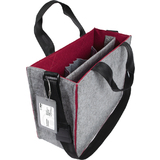 sigel business-filztasche Desk sharing Bag bicolor M, grau
