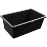 Bradas Mrtelwanne, aus PVC, 90 Liter, schwarz