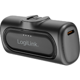 LogiLink Powerbank, 5.000 mAh, 2x USB-C, schwarz
