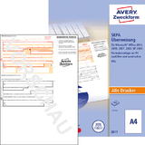 AVERY zweckform Vordruck "SEPA-Standardberweisung", din A4