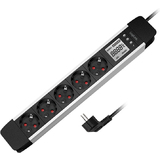 LogiLink steckdosenleiste mit LCD-Display, 5-fach