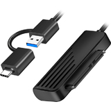 LogiLink usb 3.2 (Gen1) - SATA-Adapter, USB-A/USB-C - SATA