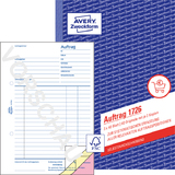 AVERY zweckform Formularbuch "Auftrag", SD, A5, 3 x 40 Blatt