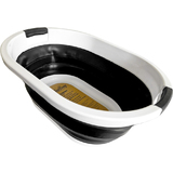 Linden berg Wschekorb, faltbar, 36 Liter, schwarz/wei