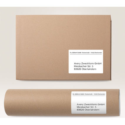 AVERY Zweckform Universal-Etiketten, 38 x 21,2 mm, weiß
