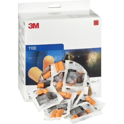 3M Einweg-Gehrschutzstpsel 1100, in Spenderbox