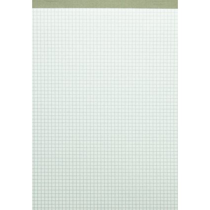 LANDRÉ Notizblock "Recycling" DIN A4, 5 mm kariert