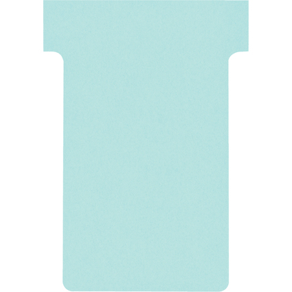 nobo T-Karten, Größe 2 / 60 mm, 170 g/qm, blau