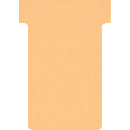 nobo T-Karten, Größe 2 / 60 mm, 170 g/qm, beige