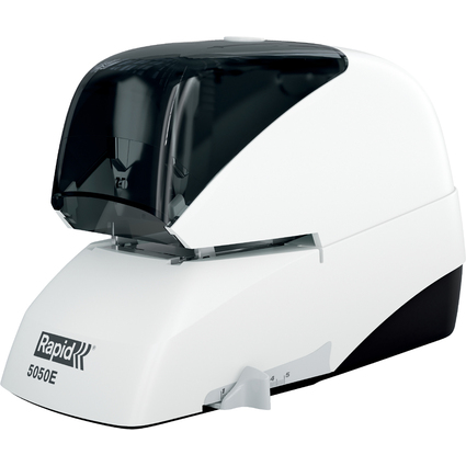 Rapid Elektro-Heftgert Supreme 5050e, wei/schwarz
