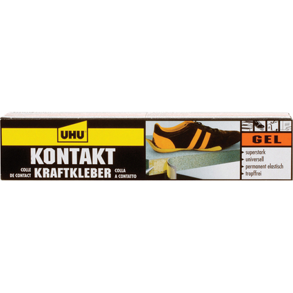 UHU Kontakt Kraftkleber, Gel, lösemittelhaltig, 120 g